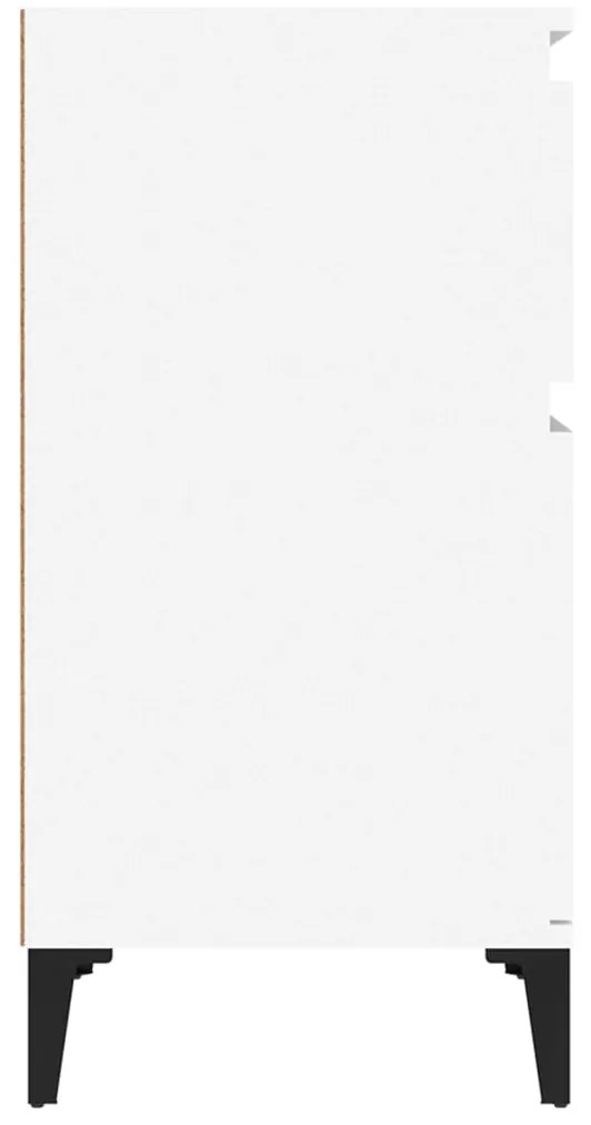 Mesas de cabeceira 2 pcs 40x35x70 cm branco