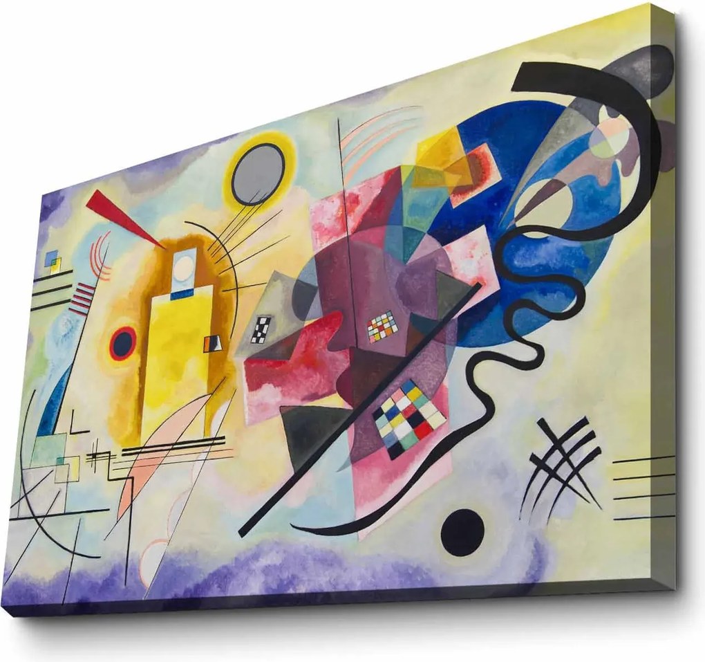Pintura Decorativa em Tela 4570KANDINSKY028 – Multicolor – 45 x 70 cm