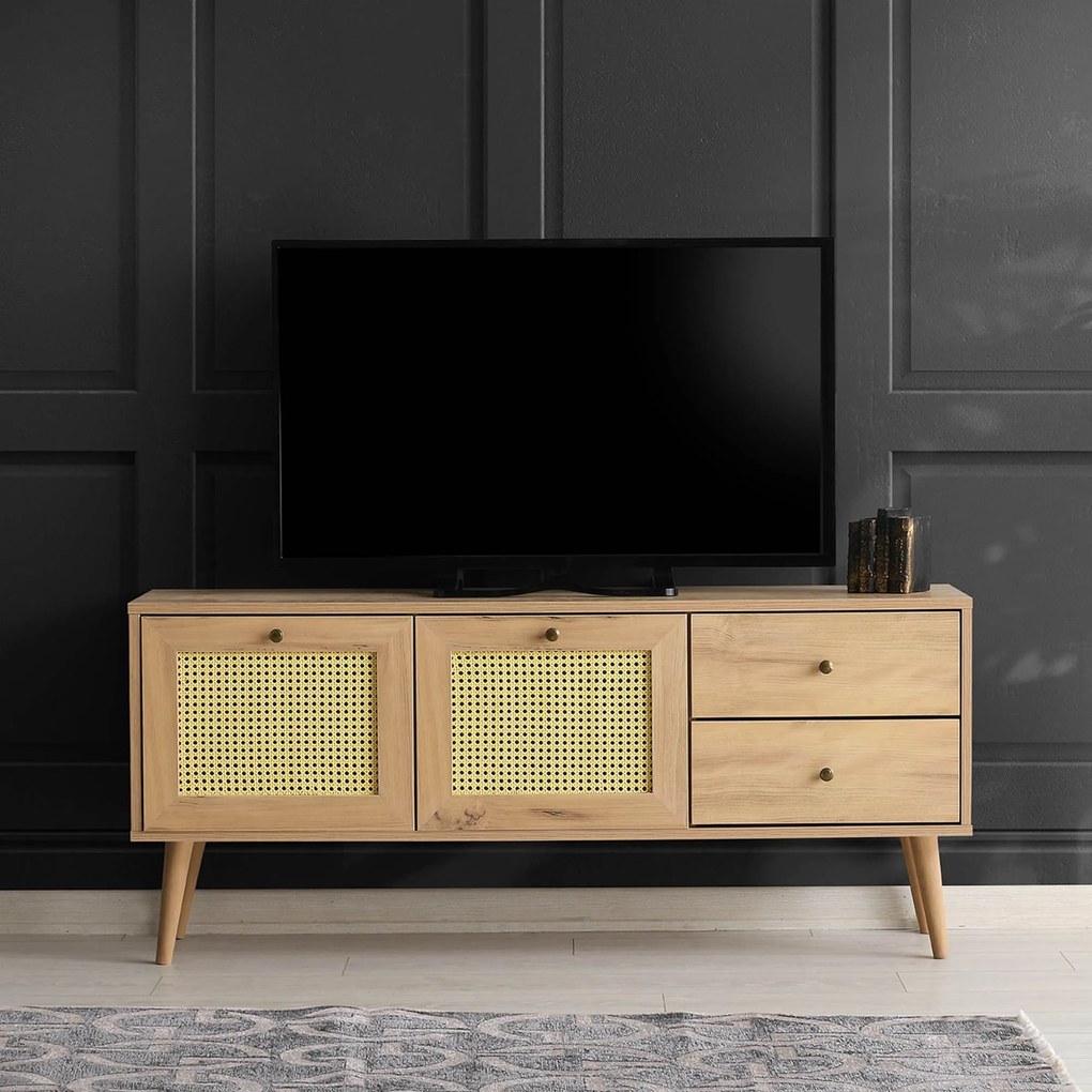Móvel TV Patara – Carvalho – 140 cm x 60 cm x 40 cm