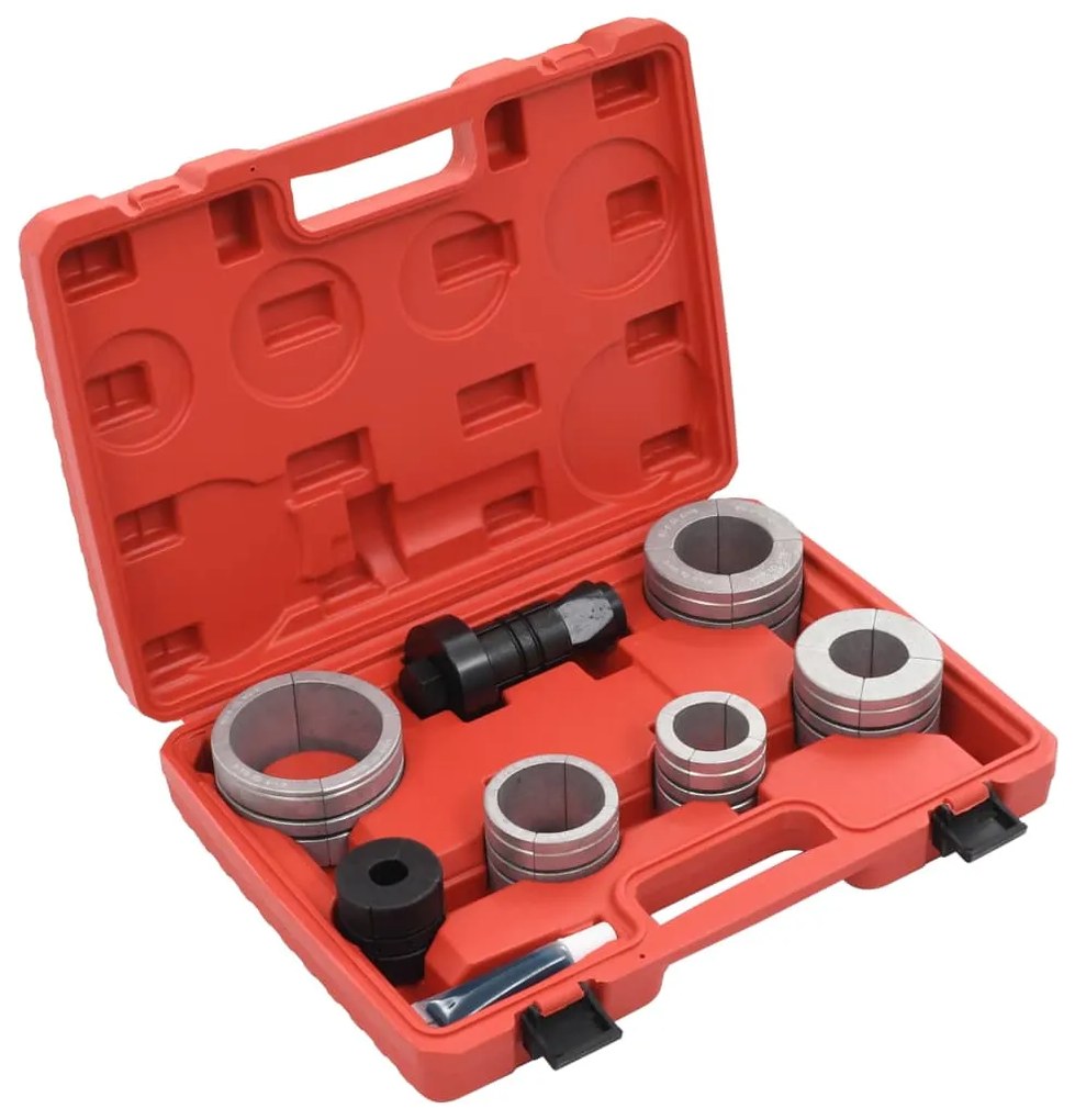 vidaXL 8 pcs kit de expansão do tubo de escape aço carbono e alumínio