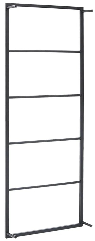 Toalheiro 45x10x115 cm aço preto