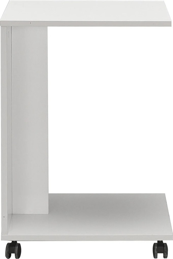 Mesa de Apoio "Volare" - Branco - 35x65x45cm - Design Moderno