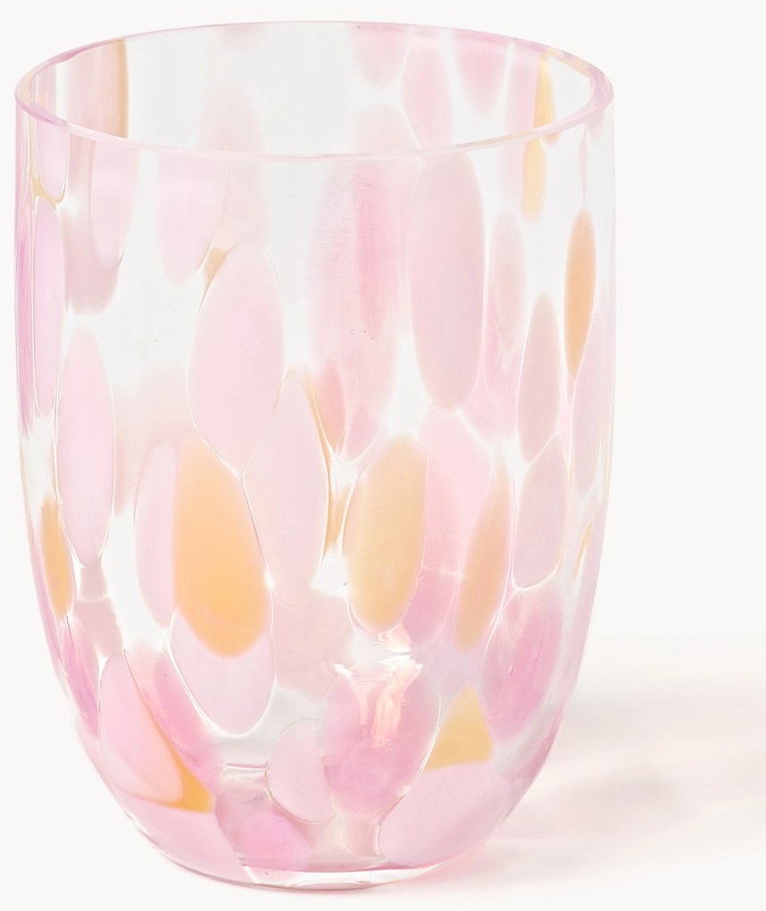 Copos artesanais Big Confetti, conjunto de 6