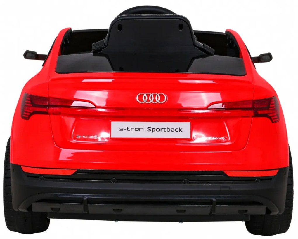 Carro elétrico para Crianças 12V 4x4, 2 a 5 anos Audi E-Tron Sportback, Rodas Espuma EVA Vermelho