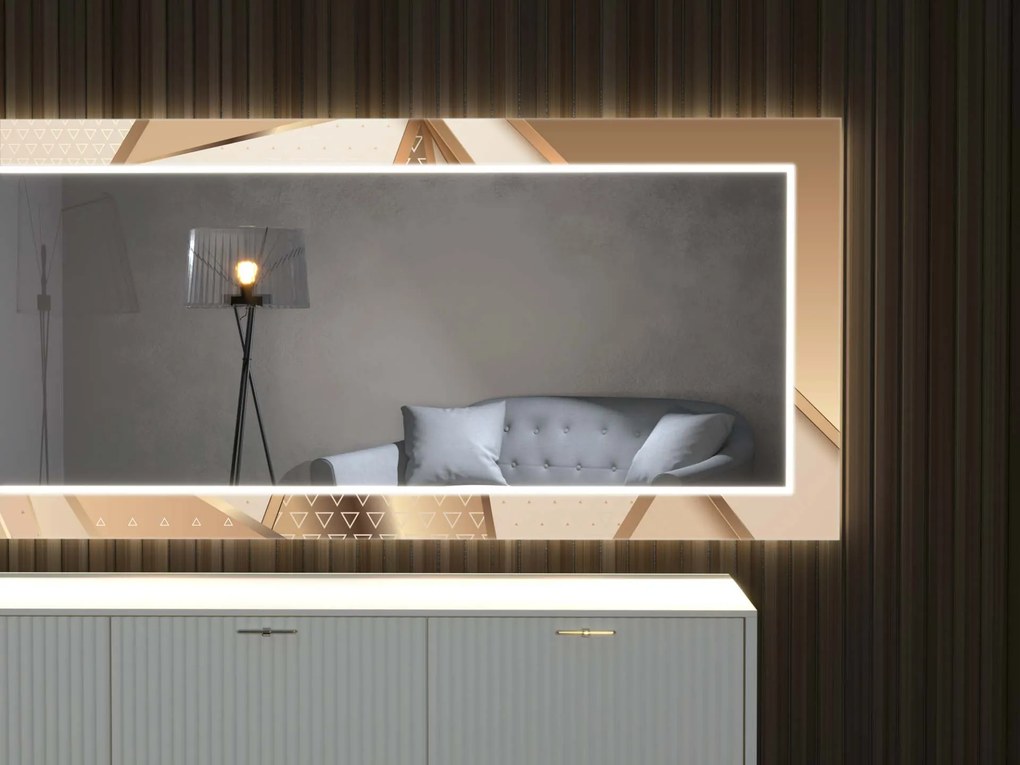 Espelho LED com decoração D22