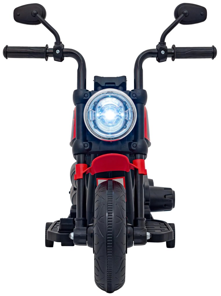 Mota elétrica para crianças 6V, Chopper FASTER, 2 a 5 anos Vermelha