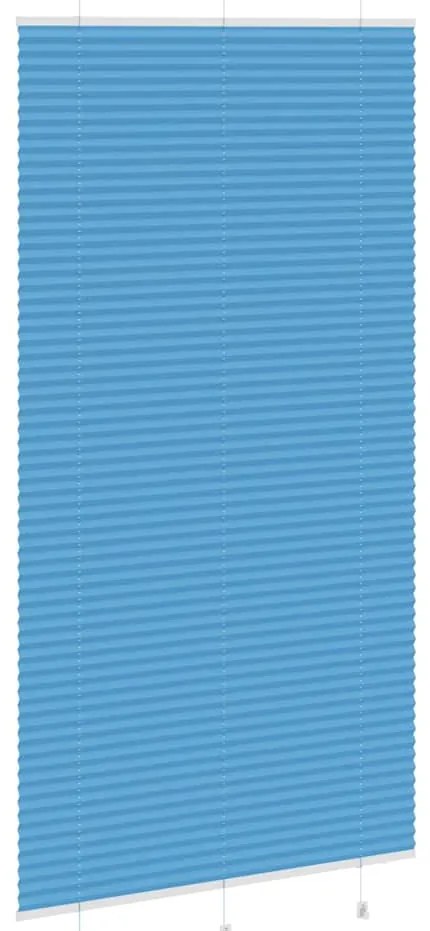 Azul Plissada Cega 110x200 cm Largura Tecido 109,4cm Poliéster
