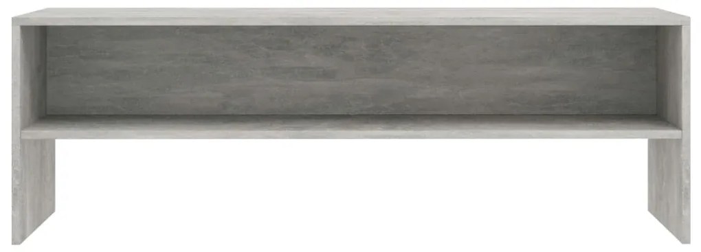 Móvel de TV 120x40x40 cm derivados de madeira cinzento cimento