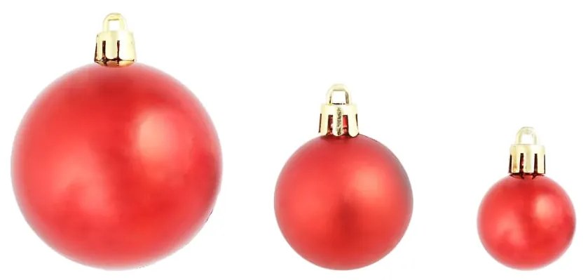Bolas de natal 100 pcs vermelho/dourado/verde
