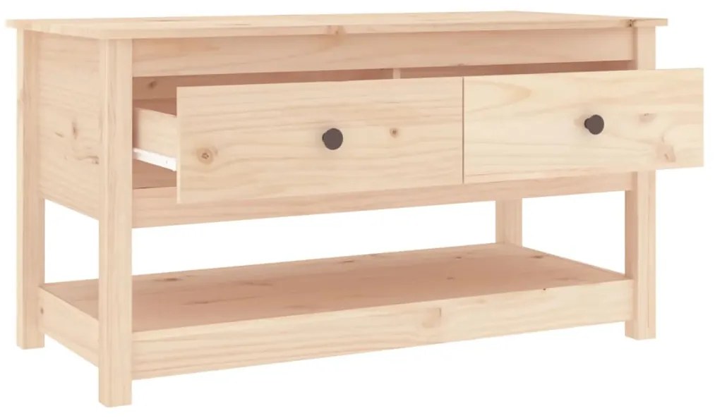 Mesa de centro 102x49x55 cm pinho maciço
