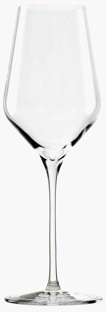 Copos de vinho branco de cristal Quadrophil, conjunto de 6