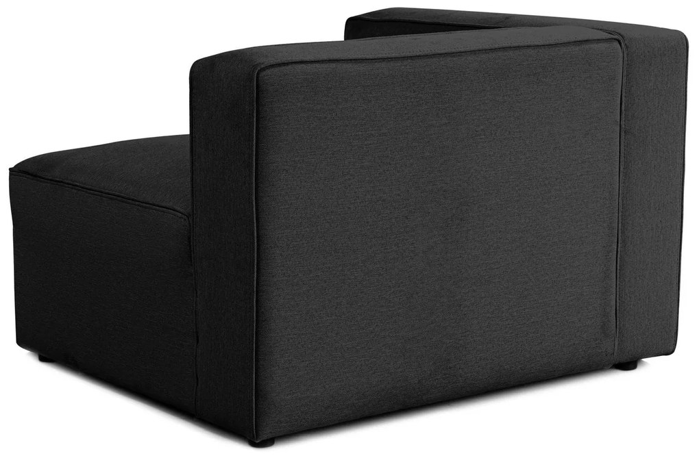 Sofá de 2 Lugares Mora – Antracite – 220x69x90 cm