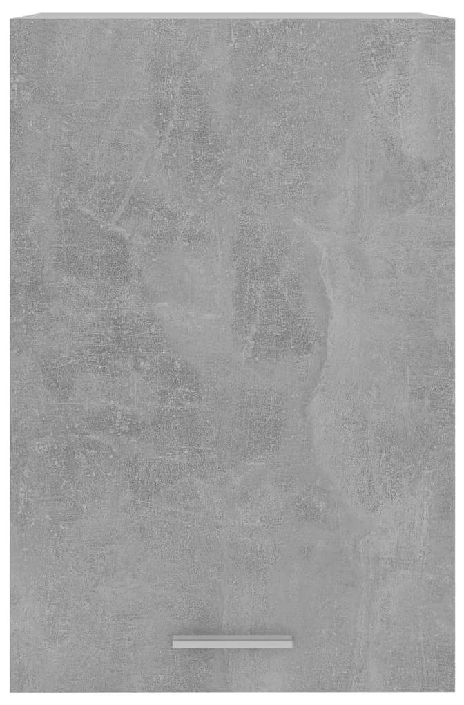 Armário de parede 39,5x31x60 cm contraplacado cinza cimento