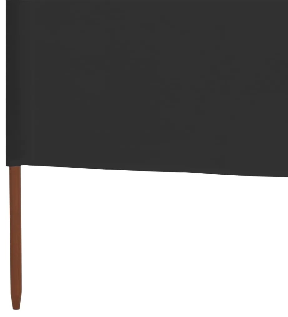 Para-vento com 3 painéis em tecido 400x160 cm antracite