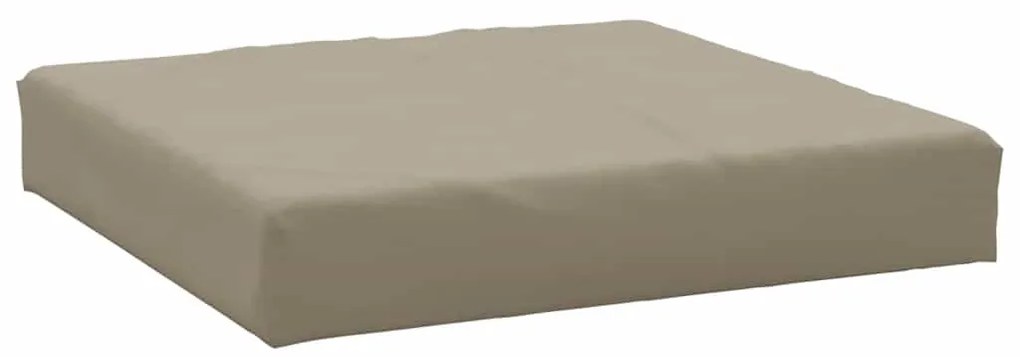 Almofadões de paletes 2 pcs tecido oxford cinza-acastanhado