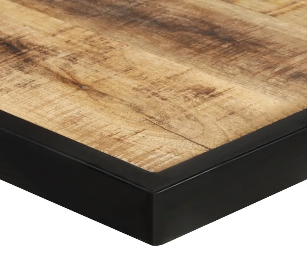 Mesa de jantar 180 cm madeira de mangueira áspera