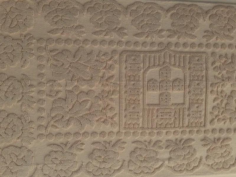 Tapetes artesanais 100% algodão cru - Coroa de Rei: 60x120 cm