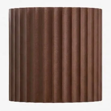 Aplique De Parede Led Para Exterior Em Alumínio Barein Castanho Café - Sklum