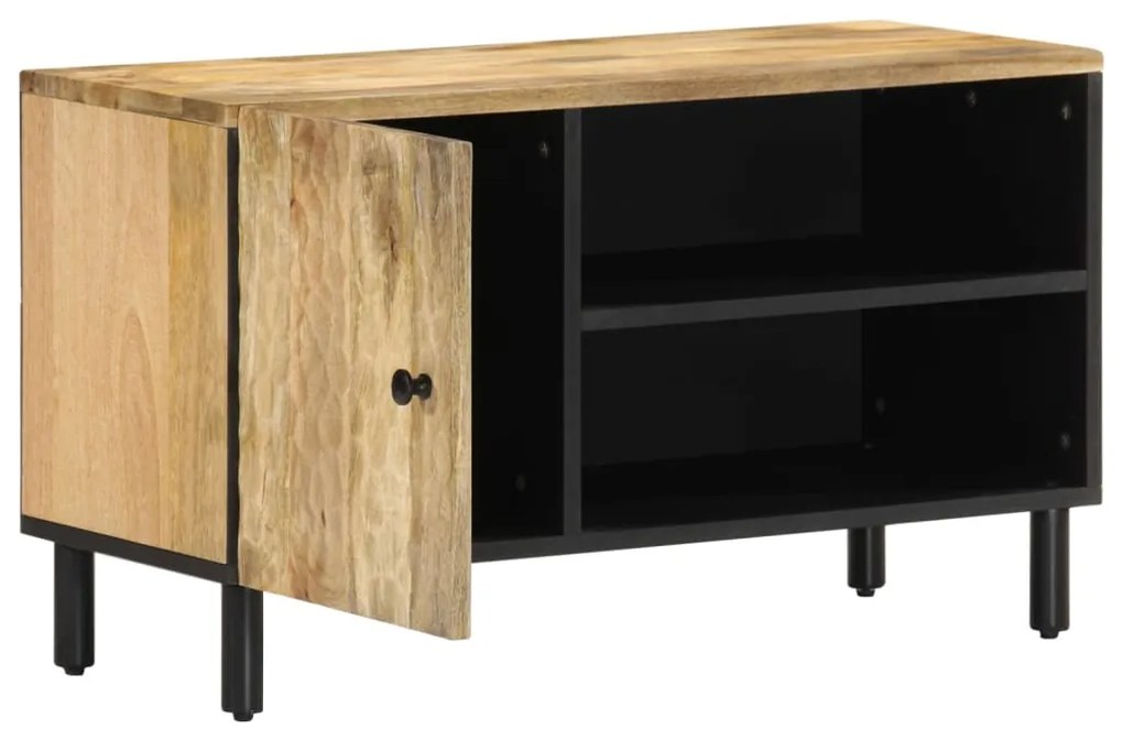 Móvel de TV 80x31x46 cm madeira de mangueira maciça
