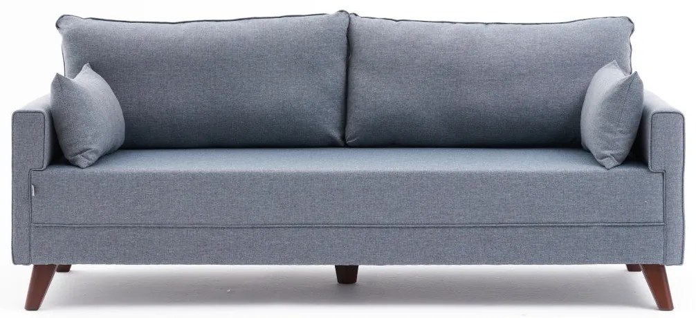 Sofá de 3 Lugares Bella – Azul – 208x85x81 cm