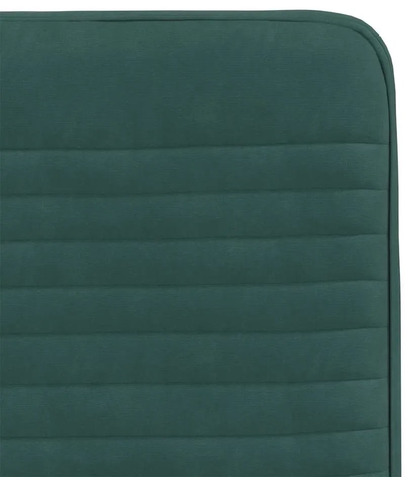Cadeiras de jantar 6 pcs veludo verde-escuro