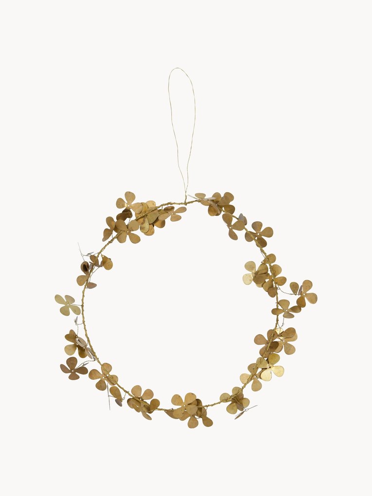 Coroa de Natal artesanal Clover