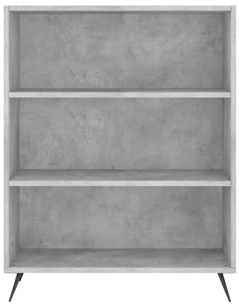 Armário alto 69,5x34x180 cm derivados de madeira cinza cimento