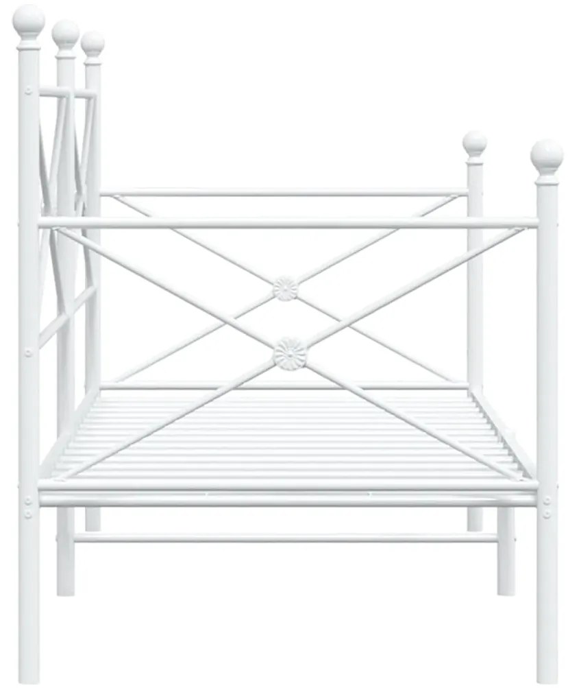 Cama de Dia sem Colchão 75x190 cm aço branco