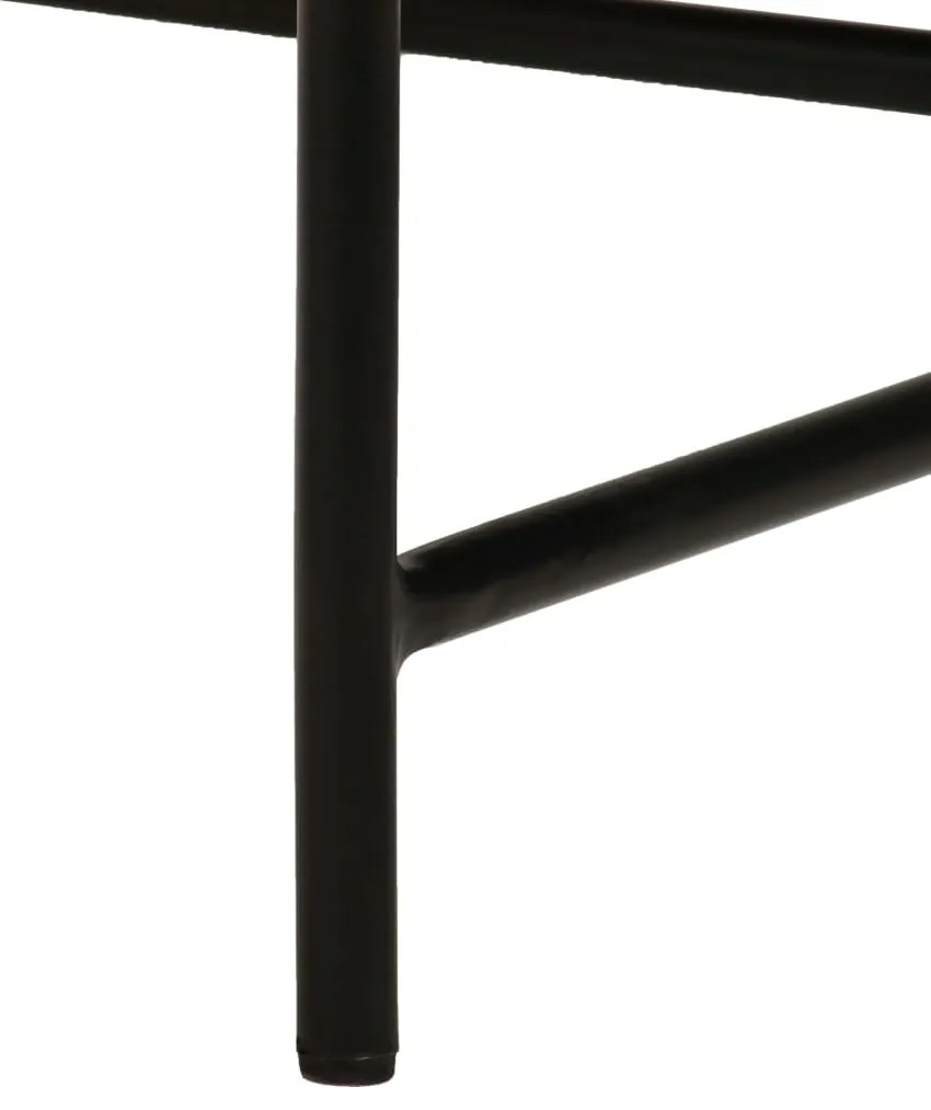 Conjunto de mesas 2 pcs MDF revestido a latão