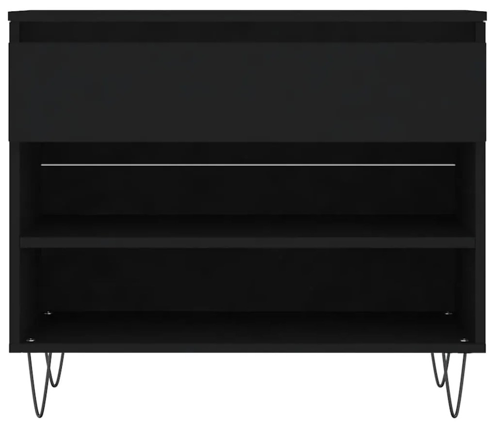 Sapateira 70x36x60 cm derivados de madeira preto
