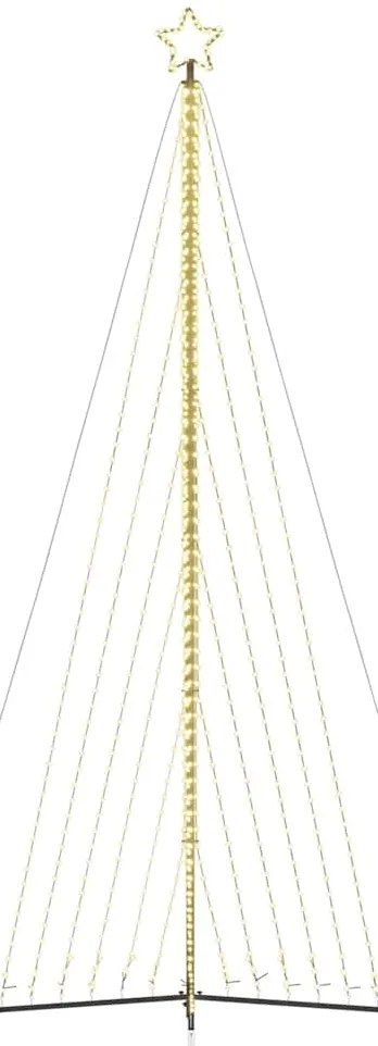 LED Árvore de Natal 789 LEDs Branco Quente 476 cm