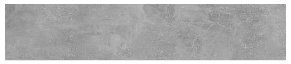 Prateleiras estante 4pcs 100x20x1,5cm contrap. cinzento cimento