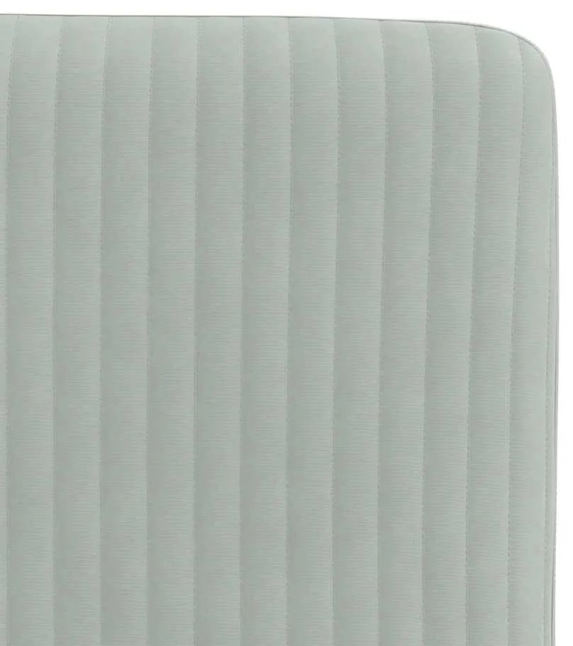 Cadeiras de jantar 2 pcs veludo cinzento-claro