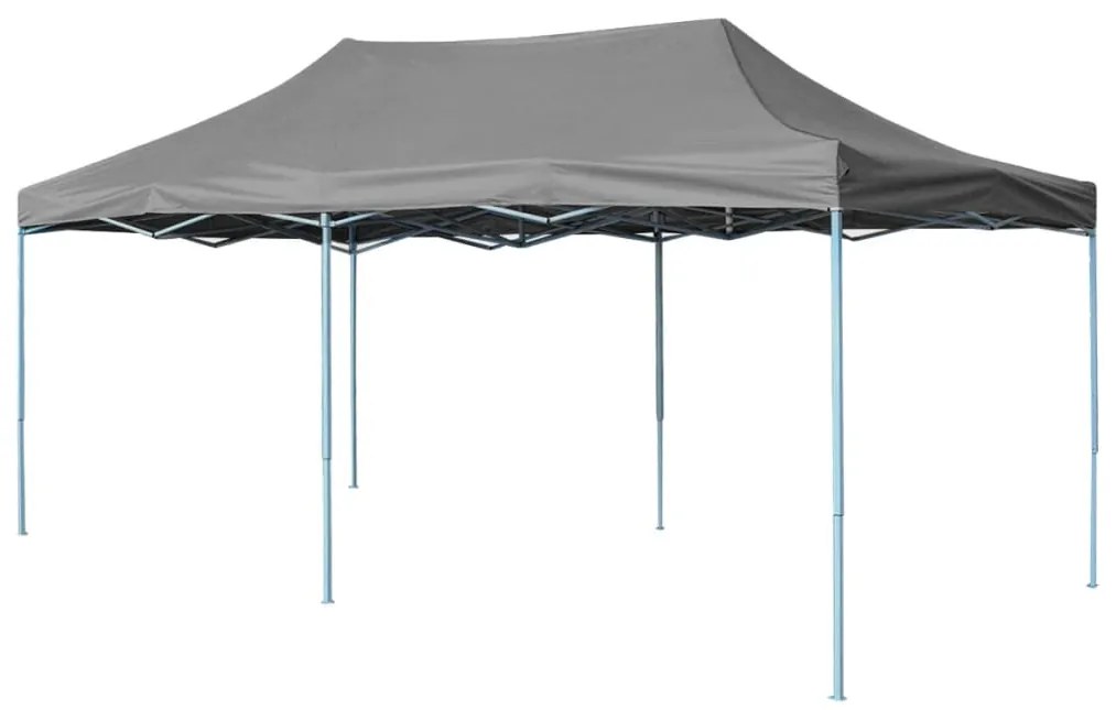 44967 vidaXL Tenda para festas pop-up dobrável 3x6 m antracite