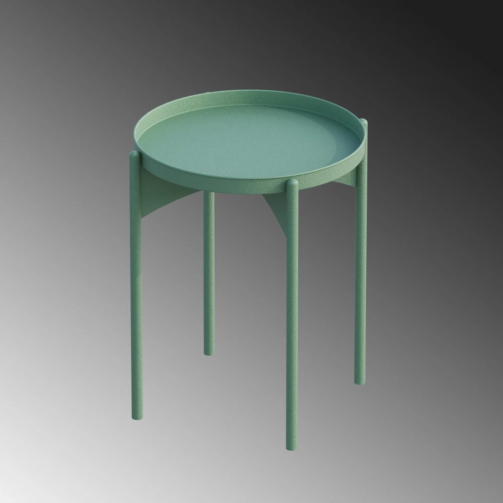 Mesa de Centro Shb-002-E – Verde – 44x57x44 cm | Tribo Home