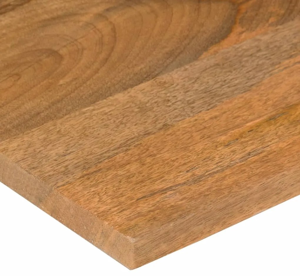Tampo de mesa com curva 80x60x2,5 cm mangueira áspera maciça
