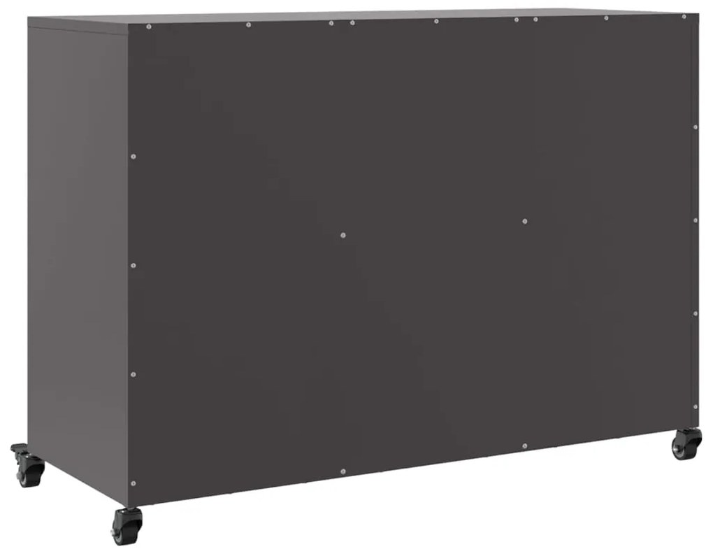 Aparador 100,5x39x72 cm aço preto