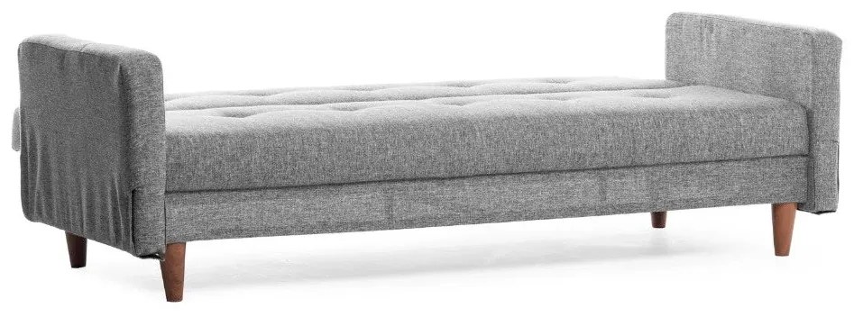Sofá-Cama de 3 Lugares Hiko – Cinzento Claro – 180 x 102 cm