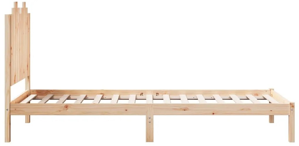 Cama extra longa sem colchão 100x220 cm madeira maciça