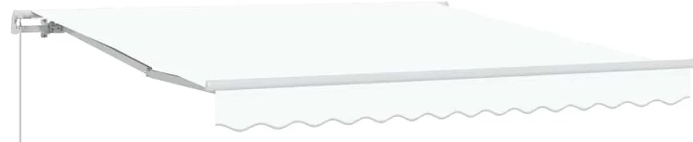 Toldo Retrátil Manual Branco 350x250 cm