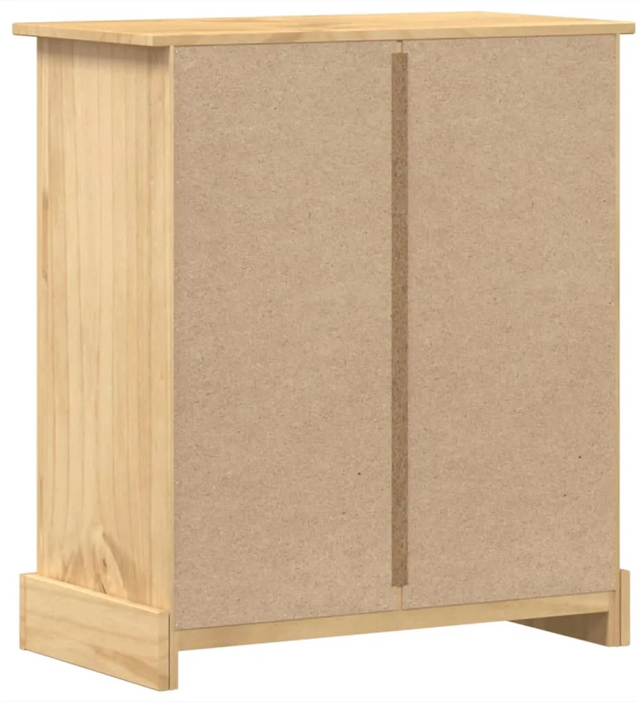 Armário com gavetas Corona 80x43x91 cm madeira de pinho maciça