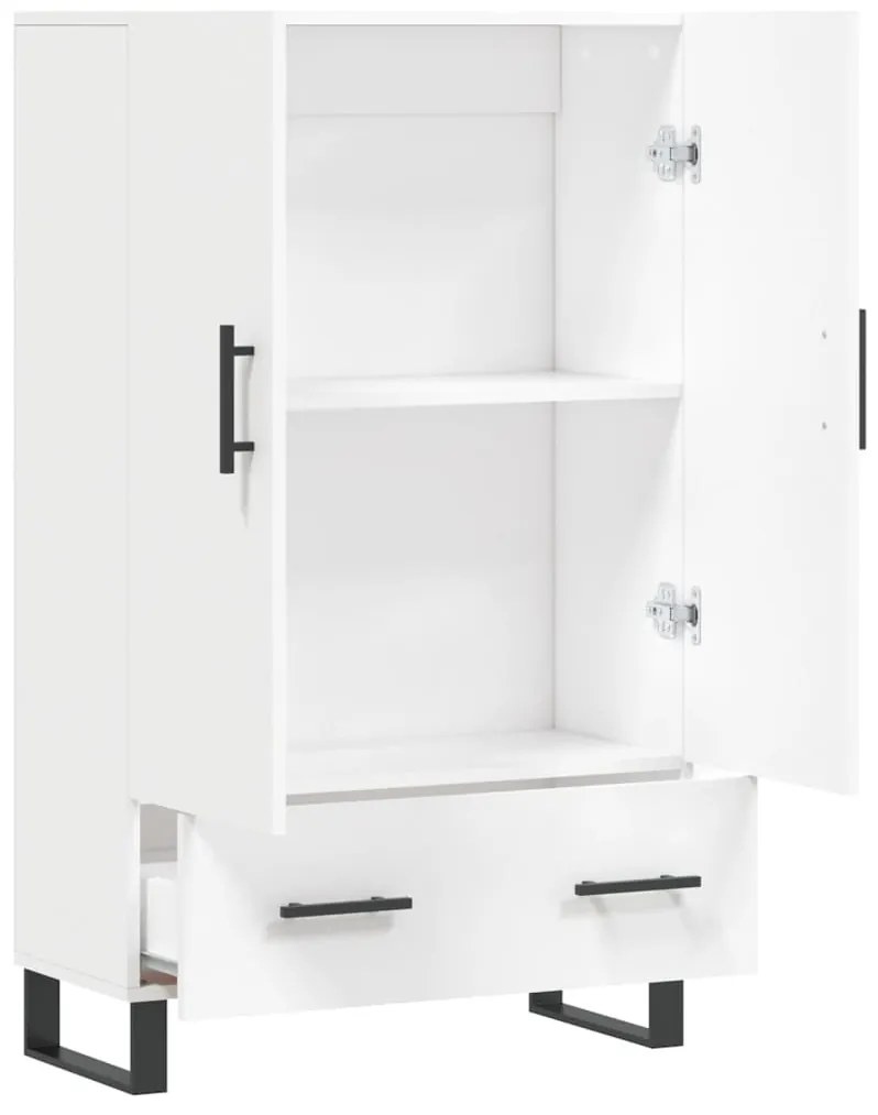 Aparador alto 69,5x31x115 cm derivados de madeira branco