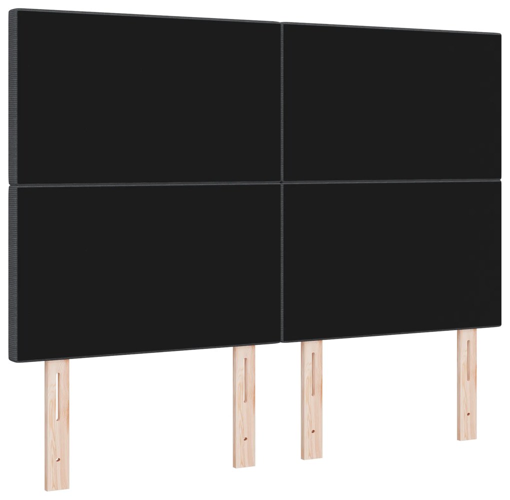 Cabeceira vidaXL Design Simples Cinza Escuro 160 cm Tecido de Veludo