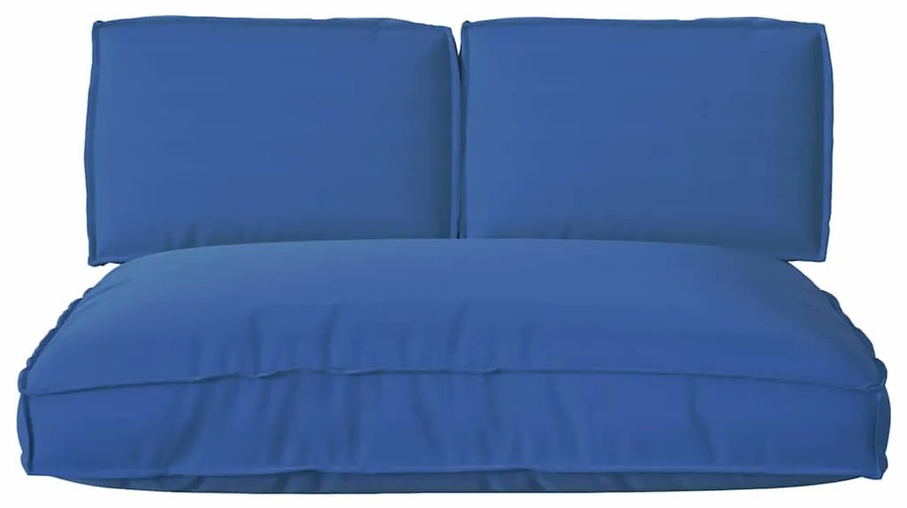 Conjunto de Almofadas para Palete 3 pcs Azul Royal