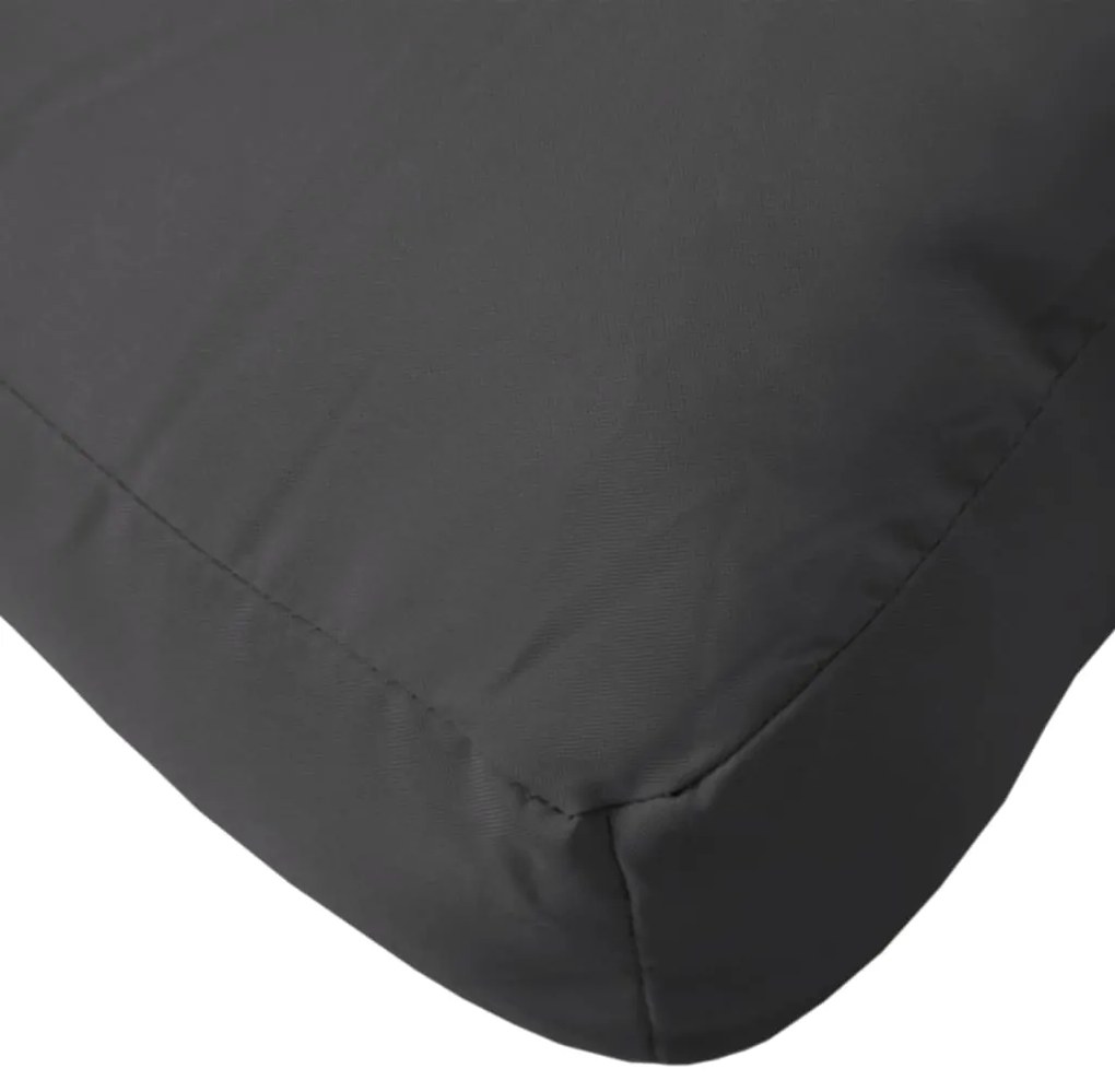 Almofadão para sofá de paletes 70x70x12 cm tecido preto
