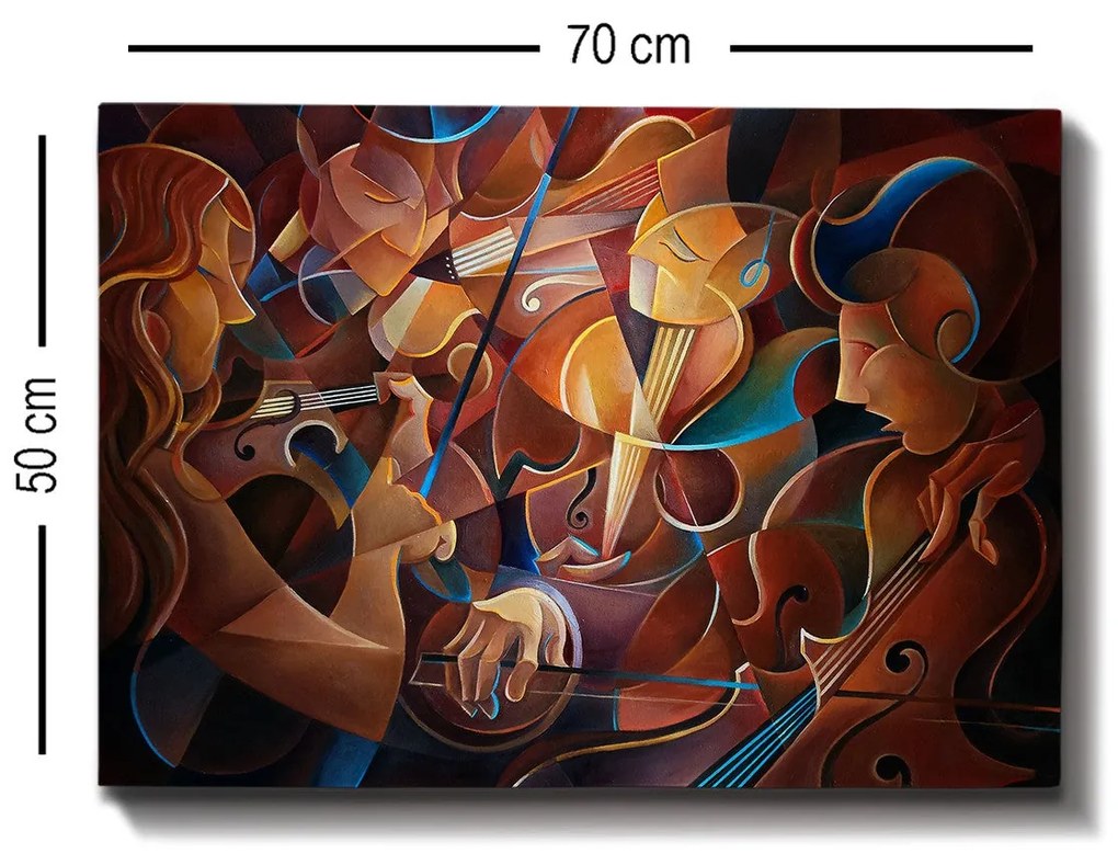 Tela Decorativa Modelo 1392982406 – Multicolor – 50 x 70 cm