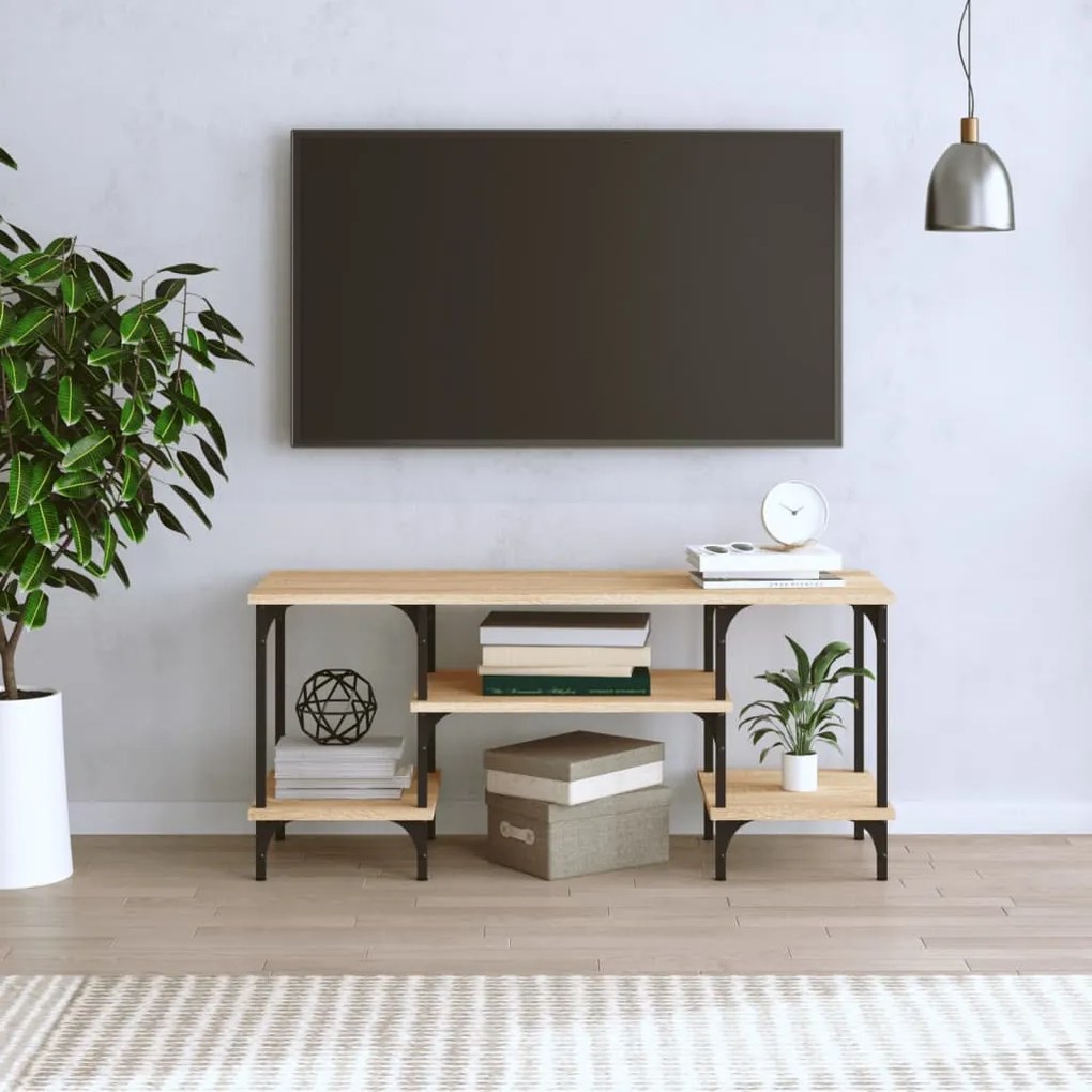 Móvel para TV 102x35x45,5 cm derivados madeira carvalho sonoma