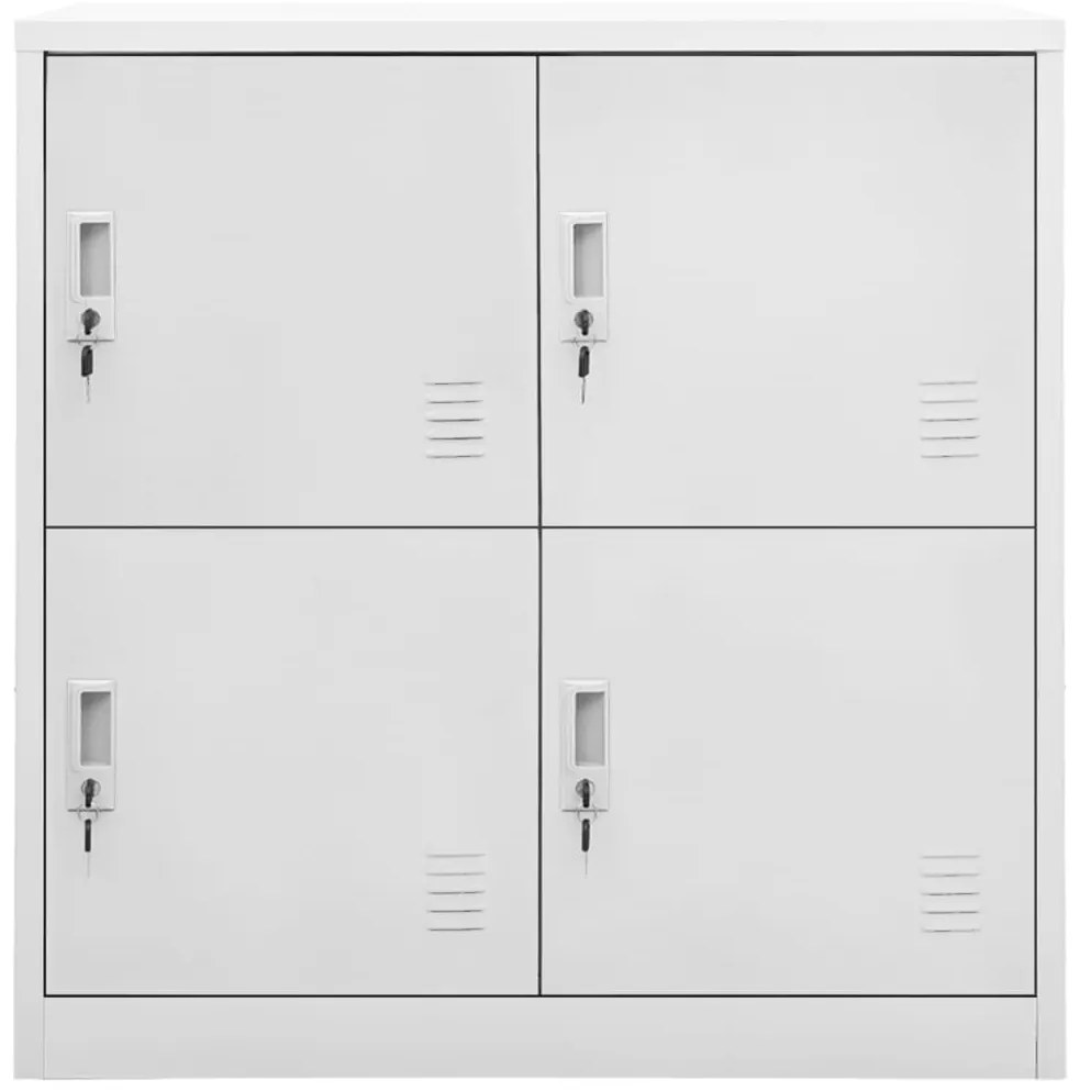 Cacifos 5 pcs 90x45x92,5 cm aço cinzento-claro