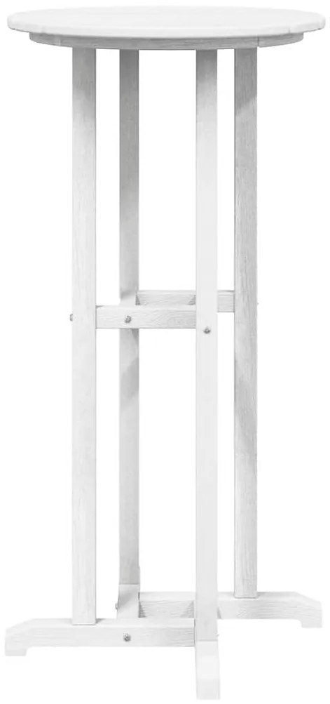 Mesa de Bar Branca 55x55x107 cm HDPE