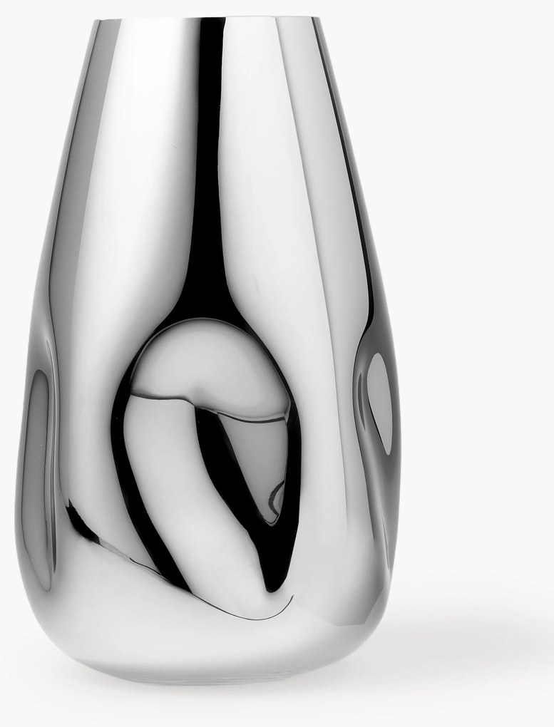 Jarra em vidro artesanal grande Mirror, Alt 35 cm